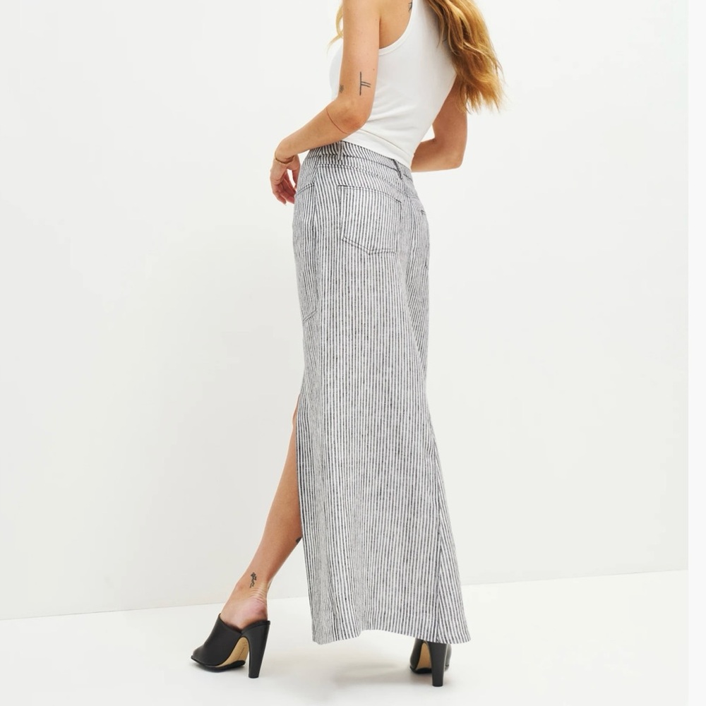 Tazz Maxi Linen Skirt - Picture 3 of 4